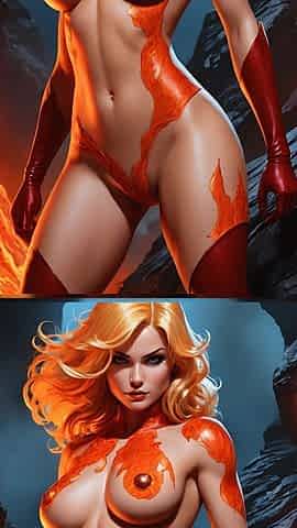 Nude Magma Dawn Molten Aura