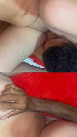 The cuckold just masturbates, the real dude devours my booty and my snatch.