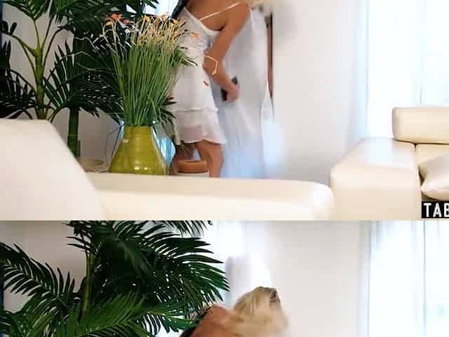 Kenna James And Chad Alva - Blond Emptying Her Bfs Saturated Balls