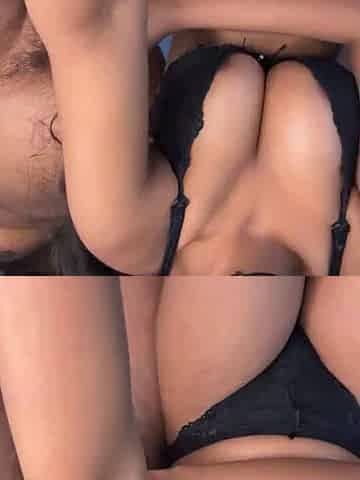 Hot girl massage boyfriend dick with oil