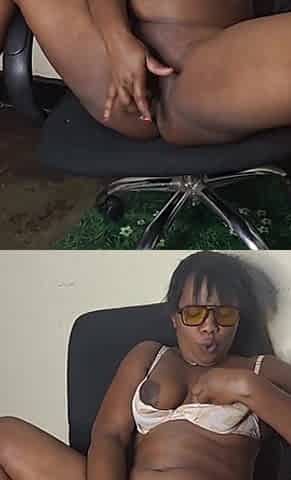 Solo black musterbate her ideal pink snatch