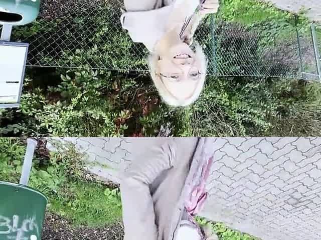 Picking up a blonde German girl, the talent scout finds her anal obsession.