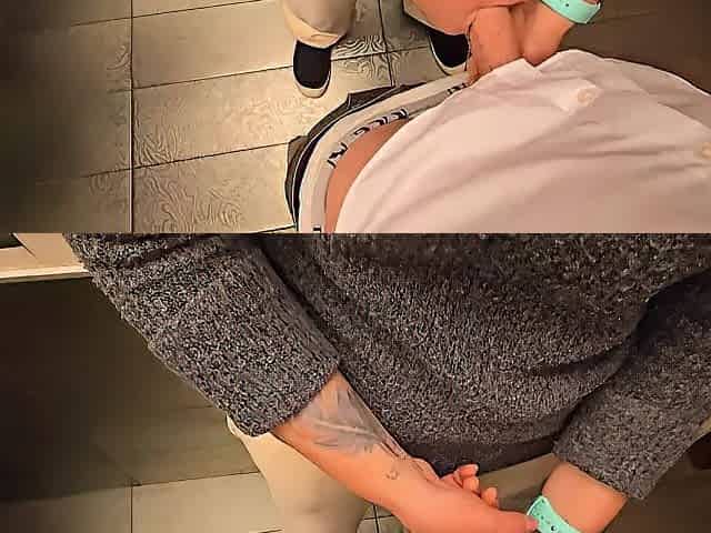 A stranger ejaculated in my pants in a restaurant water closet.