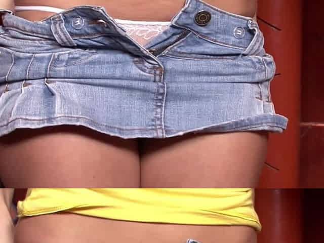 Stunning French Babe Playing Tith Her Tight Pussy in Action