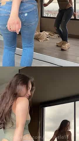 Hot dance on the balcony with my vagina open and soaked for you