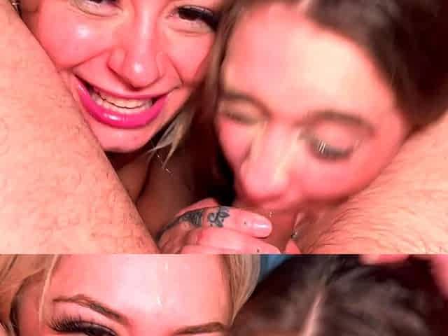 Hardcore Fucking Scenes with Blowjob Giving Brunettes