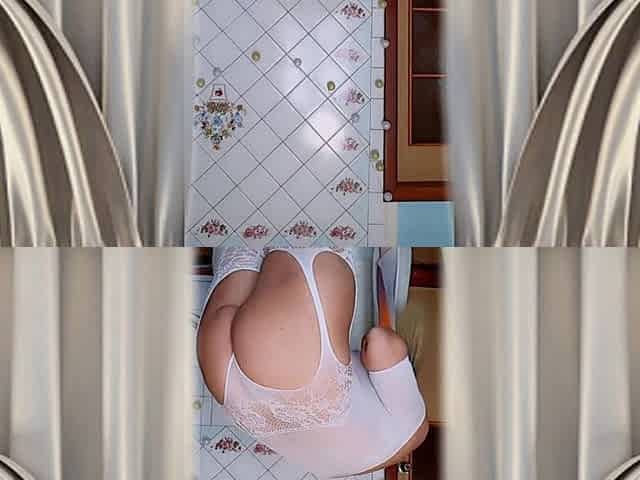 Flirting in a White Transparent Bodysuit Turns Into Hot Masturbation