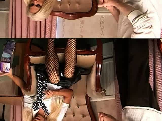 Klixen and blonde teen blowjob and handjob
