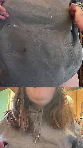 Cutie which is not stripped playing with Niple and butt