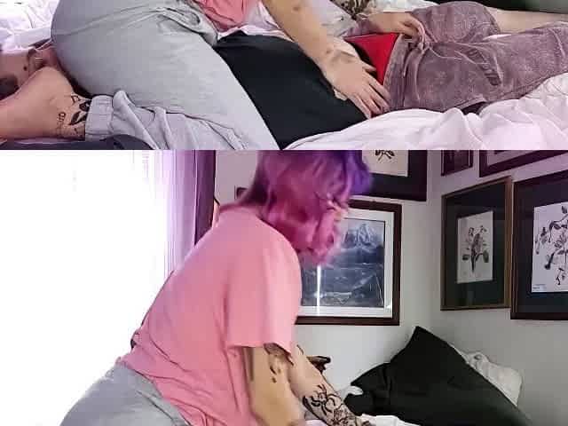 Mythic Maggie - Face Sitting and Jerking Off Facesitting