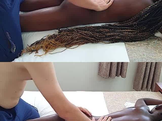 Massage with a Slutty Tourist in Africa