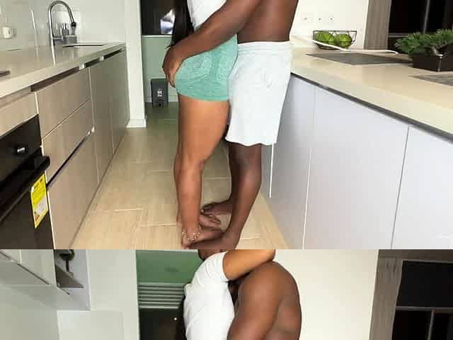 I fuck my cute roommate after coming from gym -amateur