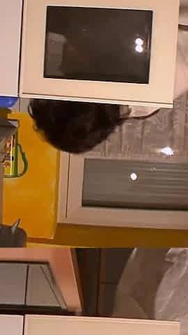 Very hungry piercing pussy milf in the kitchen