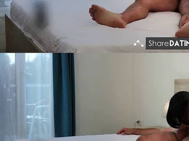 Neighbour Catches Amateur Babe Giving Blowjob