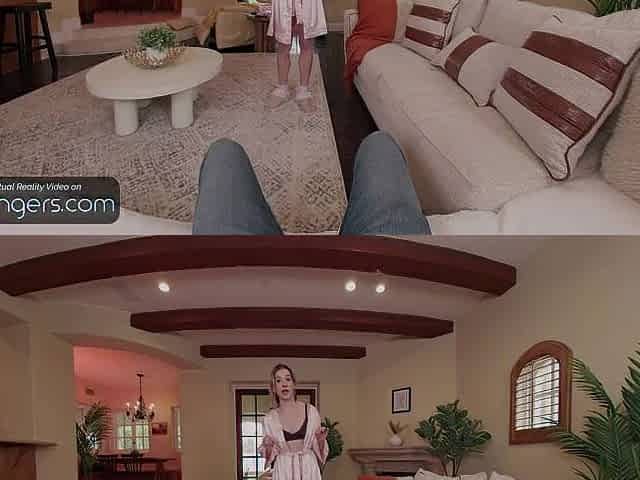 VR Bangers: Lustful Neighbour Sucks Your Dong and Bangs It Between Her Breasts