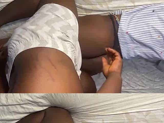 Afro slender thick Black homemade screw