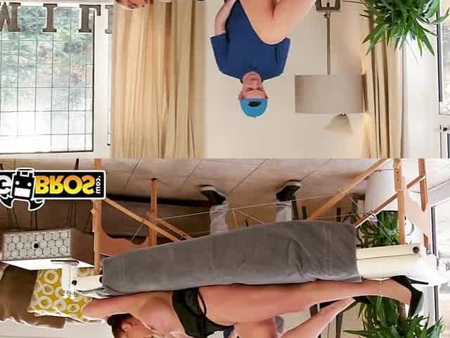 BANGBROS - Large Melons British Cougar Emma Ass Demands Massage From Step Son