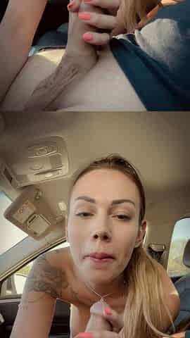 Exhibition Fuck on the Car