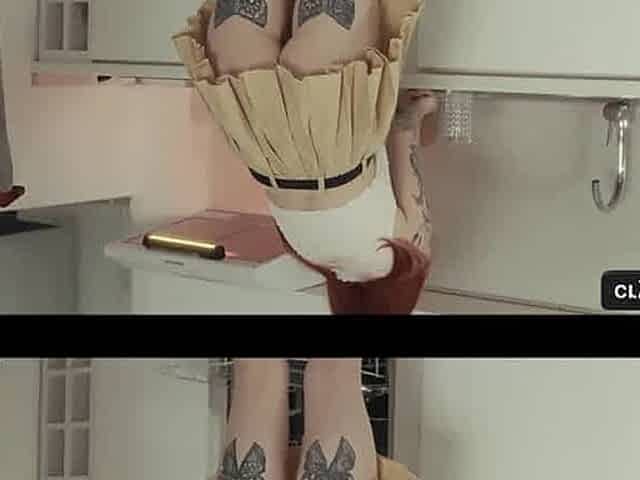 Stuck step mom in dishwasher, surprise doggystyle fingering! Horny mom porks stepson - taboo family sex.