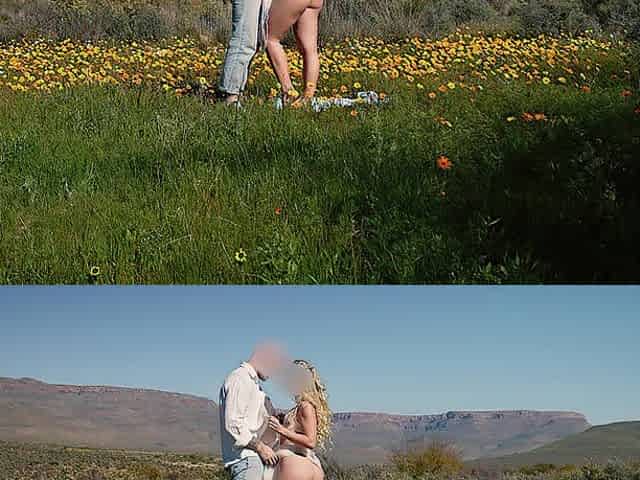 Consummate snatch getting moist in the nature so fast - ART OF SEX