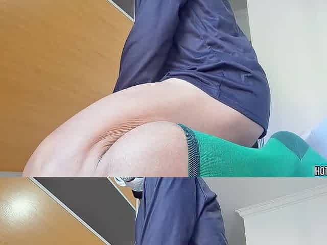 Fitness hunk Humps Pillow at Window - Large Penis, Giant Jizz flow, Hot Booty Workout - Hotsportfitboy