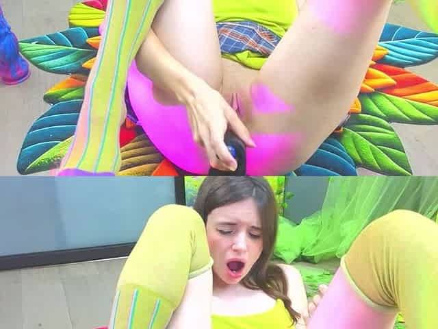 Green Fairy Alice Gets Dirty with Black Toy