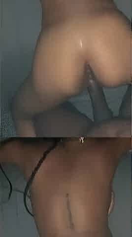 Screwing Tiny Yellow Bone Black Doggy position