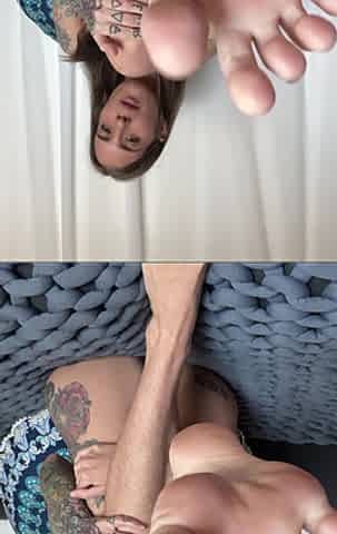 Hairy Ballerina Foot Worship