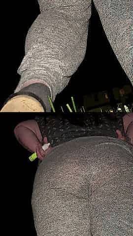 Milf pees in public and almost gets caught 3 times