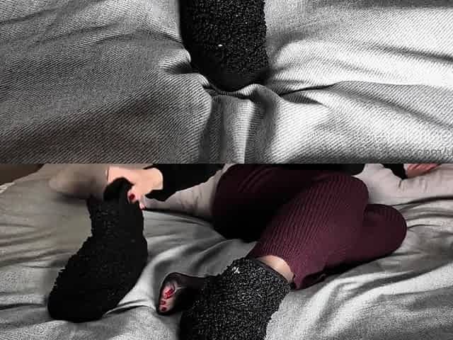 Nylon stockings pantyhose footjobs foot fetish sex
