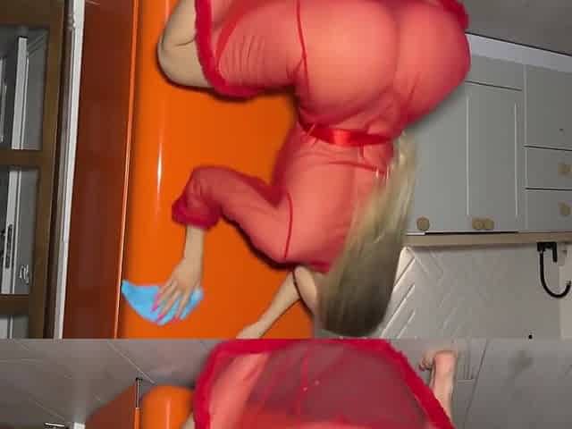 Horny Blonde Cleans Up Beautifully And Shows Her Perfect Pussy And Asshole
