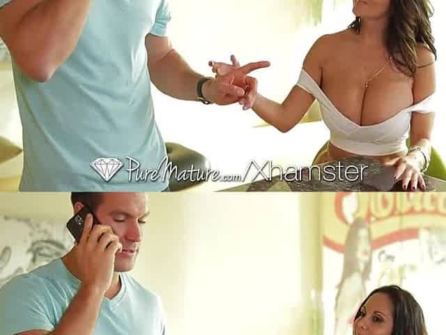 HD PUREMATURE - Ava Addams with huge rack gets her man hard