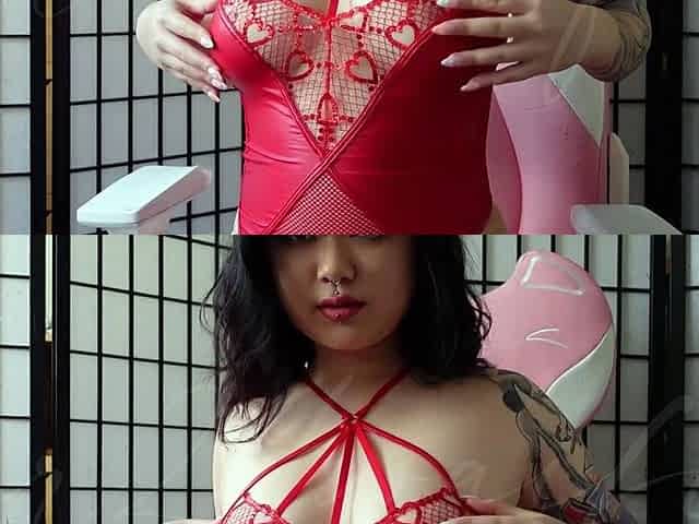 Great Big Boobs On Masturbating Redhead