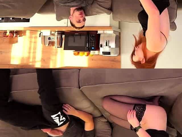Cheating Redhead Teen Fucks Another Man While Her Boyfriend