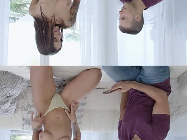April Olsen and Codey Steele in steamy threesome action