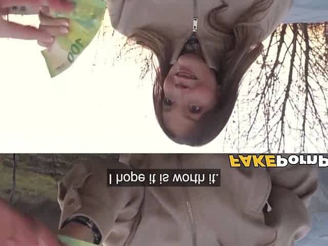Paola Guerra In Sexy Devours My Cock Outdoors After My Cash Offer