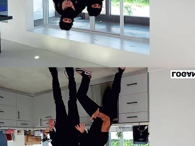 Lewd Goth Gals Gives Up Snatch and Gets Tag Teamed by Burglars - Logan Xander - Derek Savage - Valerica Steele