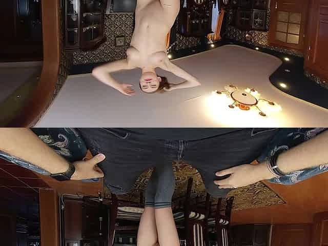 Lina Makes Lapdance and Then Masturbates with Sucking Vibrator Vr180