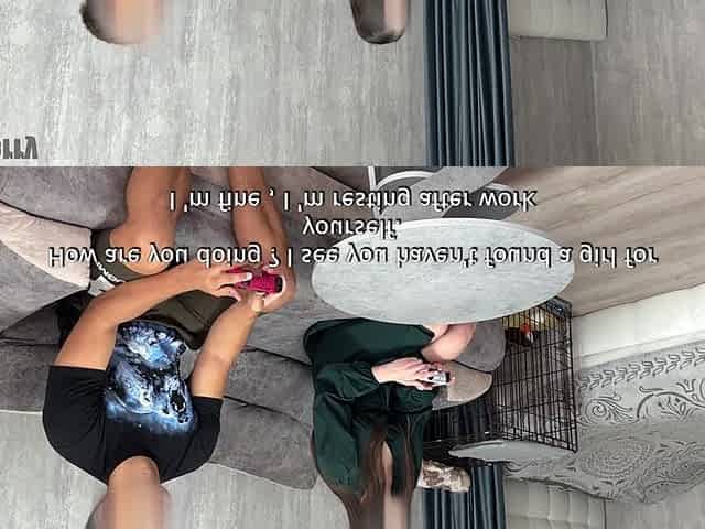I Seduced My Friend Into Nuds, She Couldn't Refuse and Fucked Me at Home