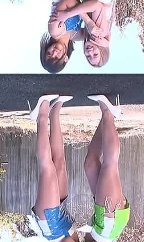Rui Negoto and Hime Shirayuki: Two Race Queens Gang up on You, Humiliating You with Their Feet in POV.