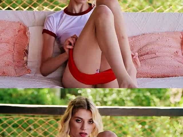 Blonde Beauty Molly Devon Teases Herself in a Steamy Solo