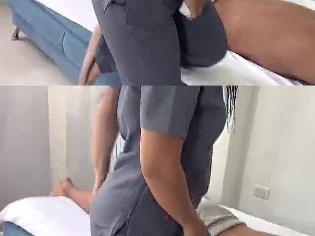 Hawt masseuse gets turned on by her client's massive rod - ENM DIAMOND