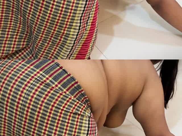 Big Ass & Big Boobs MILF Divorcee BBW 20yo Single Girl Naked & Clean Her Room & She Try to Make Seduce Her Neighbor Guy for Sex