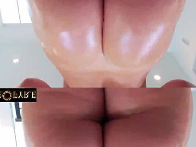 HOUSEOFYRE- Wet Ass gets oiled and rides a thick rod
