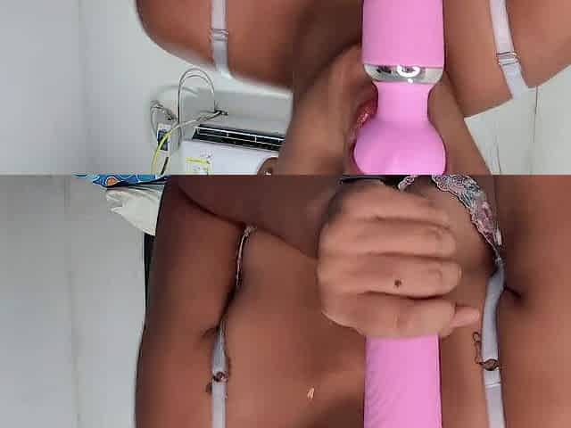 I please a follower by sending him a rich clip of me masturbating
