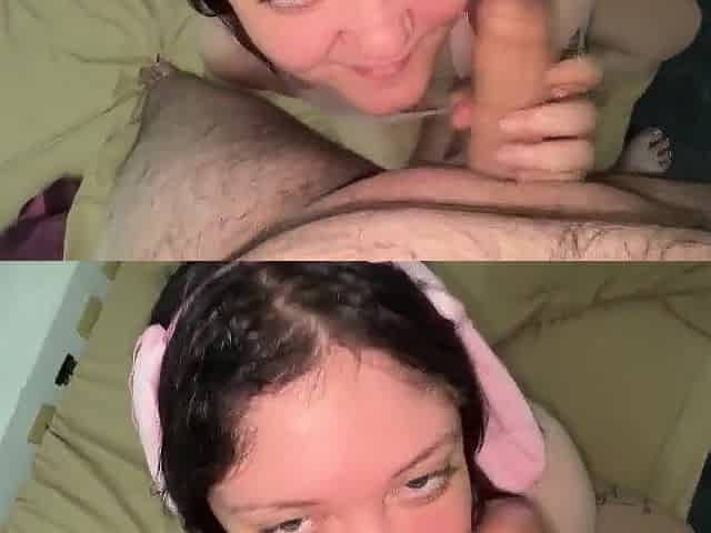 Double amputee, soaking soaked, getting banged, they finish in her stump (trailer)