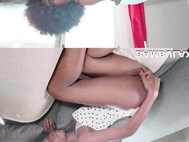 Interracial doggy position amateur creampie