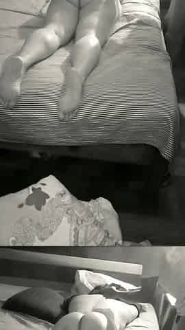 Sensual Massage Turns Teasing, Cuckold Waits Impatiently Outside the Room