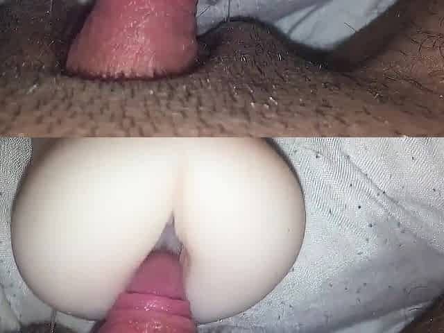 Ftm Transman Bangs Pocket Butt with T Knob and Cums Inside