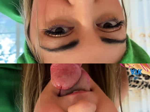 Naughty Girl Scout shows her appreciation to a "daddy"